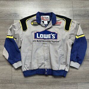 Vintage Jimmie Johnson Jacket Large NASCAR Racing Lowes 48 Chase Hendrick